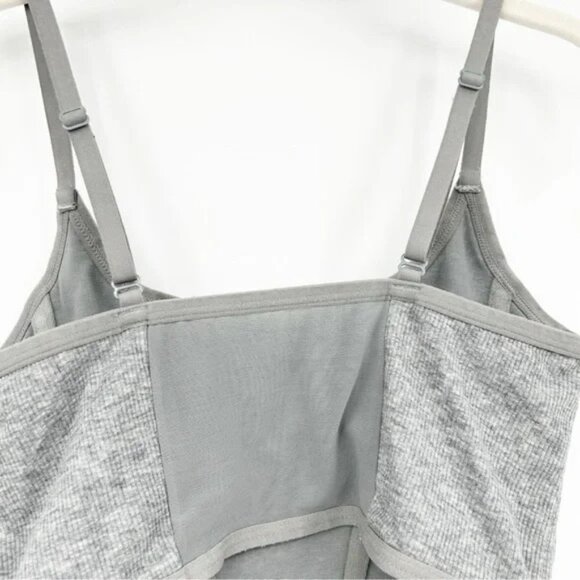 Colsie Women's Casual Corset Gray Large - Picture 5 of 8